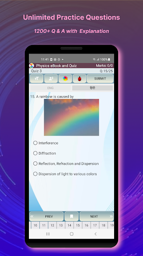 Physics Quiz & eBook Screen 2