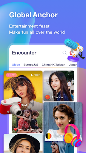 GagaHi - Live Stream & live video chat, Go live androidhappy screenshots 1