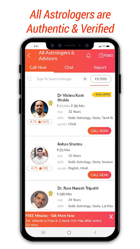 AstroCaller- Online Astrologer Screen 2