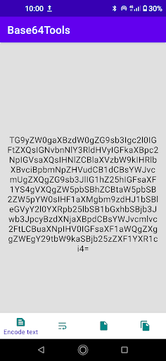 Base64Tools Screen 2