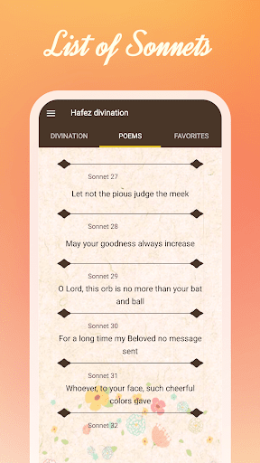 Divane Hafez:Hafez divination Screen 2
