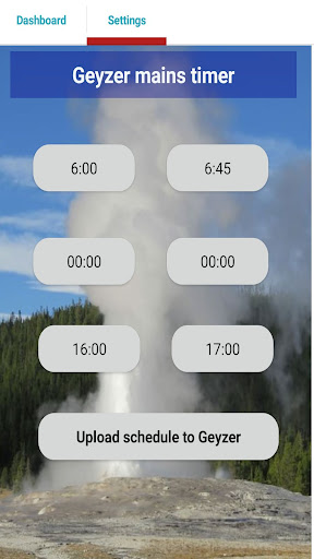 Android application SolarGeyserBT screenshort