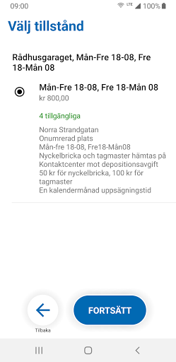 Parkera Helsingborg Screen 2