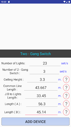 Electrical Plan Estimate FULL Screen 3
