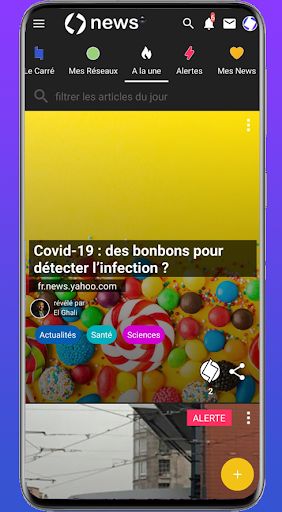 Android application Kubiq News - Actualités France screenshort