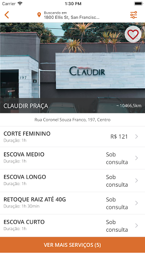 Claudir Cabeleireiros Screen 3