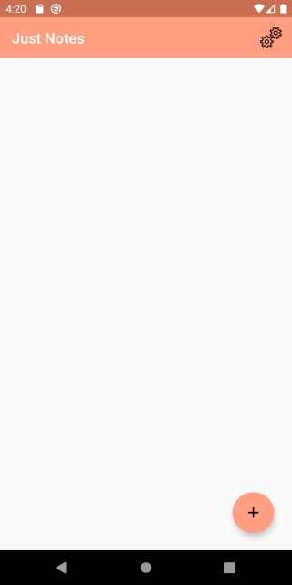 #1. Just Notes - Simple Notes (Android) Podle: Ant Games Studio