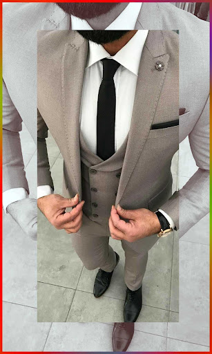 Simple Men Suit Fashion  Designer  Tailored