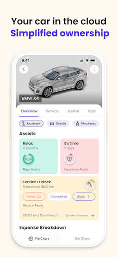 Android application CarSavvy screenshort