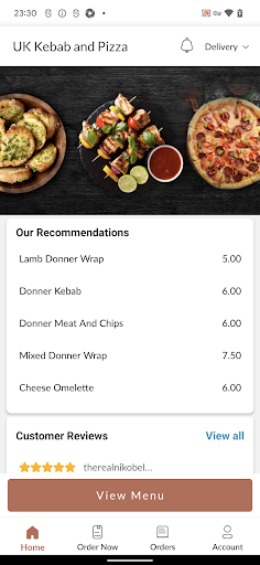 UK Kebab and Pizza Screen 2