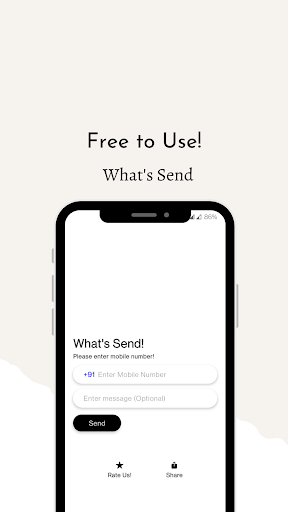 Android application What's Send screenshort
