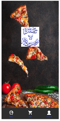 Android application Bits N Pizzas screenshort
