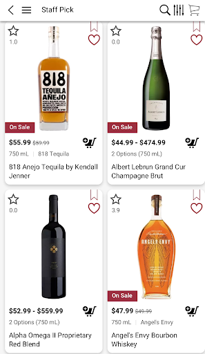 Android application Big Value Wines and Spirits screenshort