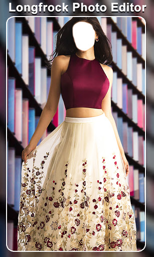 Long frock photo suit Screen 3