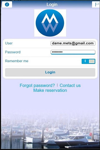Android application myMarina screenshort