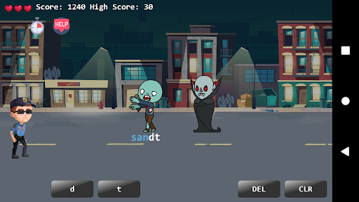 Android application Words with the Dead screenshort