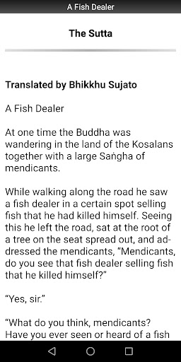 A Fish Dealer Sutta - Buddhism Screen 2