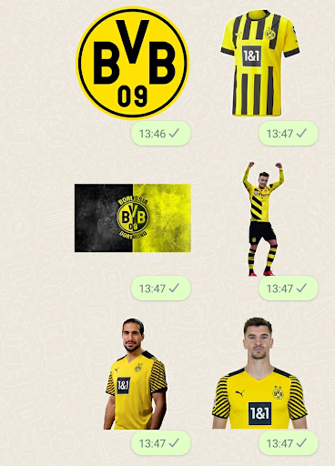 Borussia Dortmund Stickers Screen 3