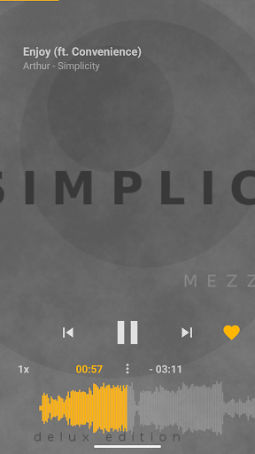 Android application Music player Mezzo 2 screenshort