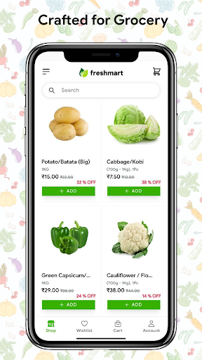 FreshMart - Grocery App UI Kit