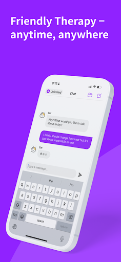 Android application CounselCat - Therapy Chatbot screenshort