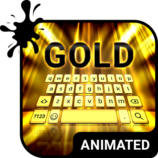 Golden Rays Animated Keyboard 5.5.2 Icon