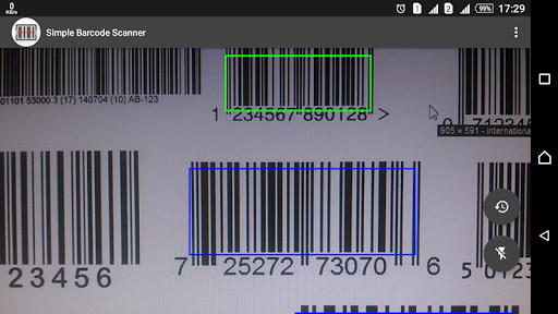 Simple Barcode Scanner Screen 3