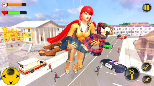 Super women Hero Rescue Games