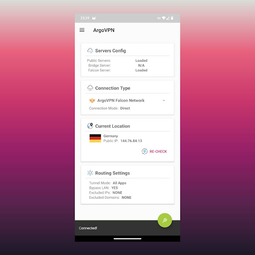 ArgoVPN screenshot 1