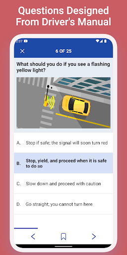 MO DOR Drivers License Test Screen 2