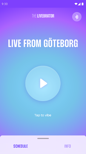 Android application Livebrator screenshort