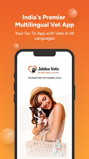 Android application Jaldee Vets screenshort