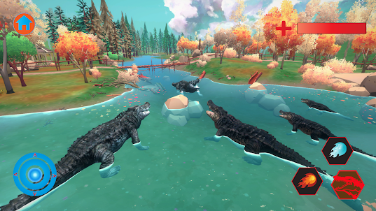 Crocodile Wild Animal Sim Game