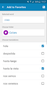 Screenshot 8 Diccionario Español-Italiano android