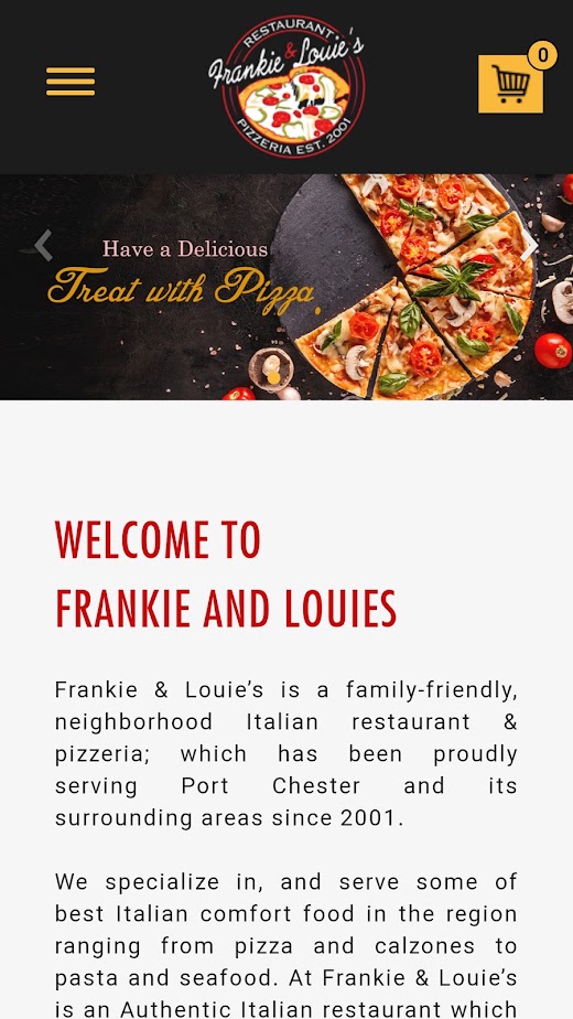 Android application Frankie And Louies screenshot