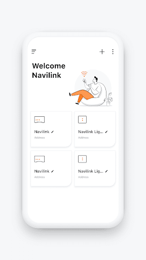 Android application NaviLink screenshort