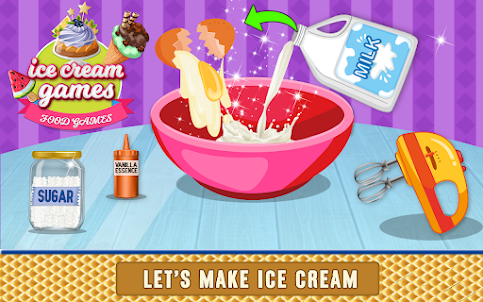 Ice Cream Game: Food Games