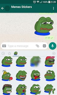 lustige Aufkleber fÃ¼r WhatsApp Screenshot