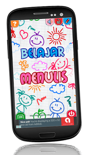 Android application Belajar Menulis screenshort