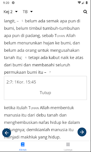 Alkitab Digital LAI Screen 3