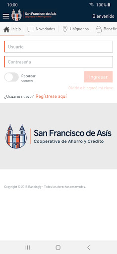 Android application Asís Virtual screenshort