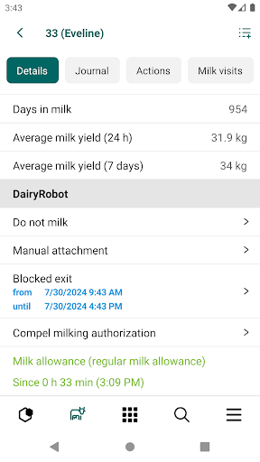 DairyNet Screen 3