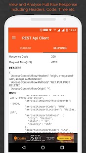 REST Api Client Android Schermata