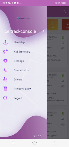 Latitude FleetTrack Screen 2