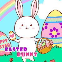 Симпатичные обои Easter Bunny