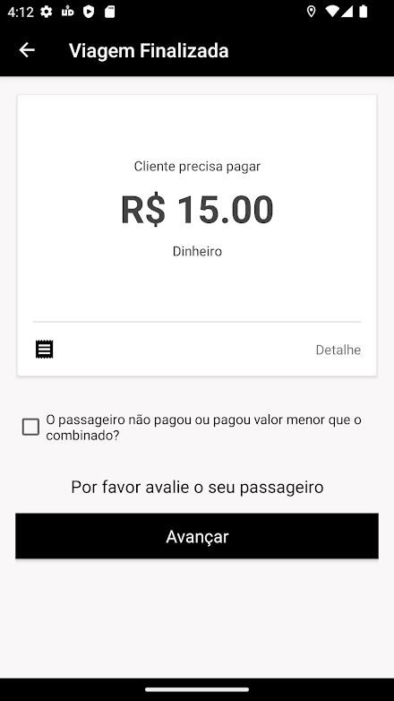UmDriver - Motorista Screen 3