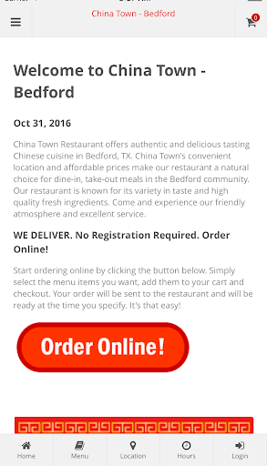 Android application China Town - Bedford screenshort