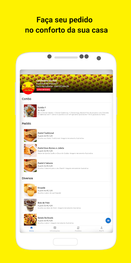 Android application Lanchonete do Man screenshort