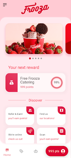 Frooza Loyalty Screen 2