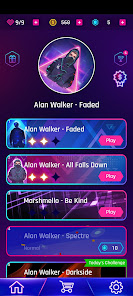 Alan Walker Road: Dancing Ball EDM Tiles screenshots 2